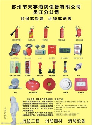 消防宣传单页图片素材